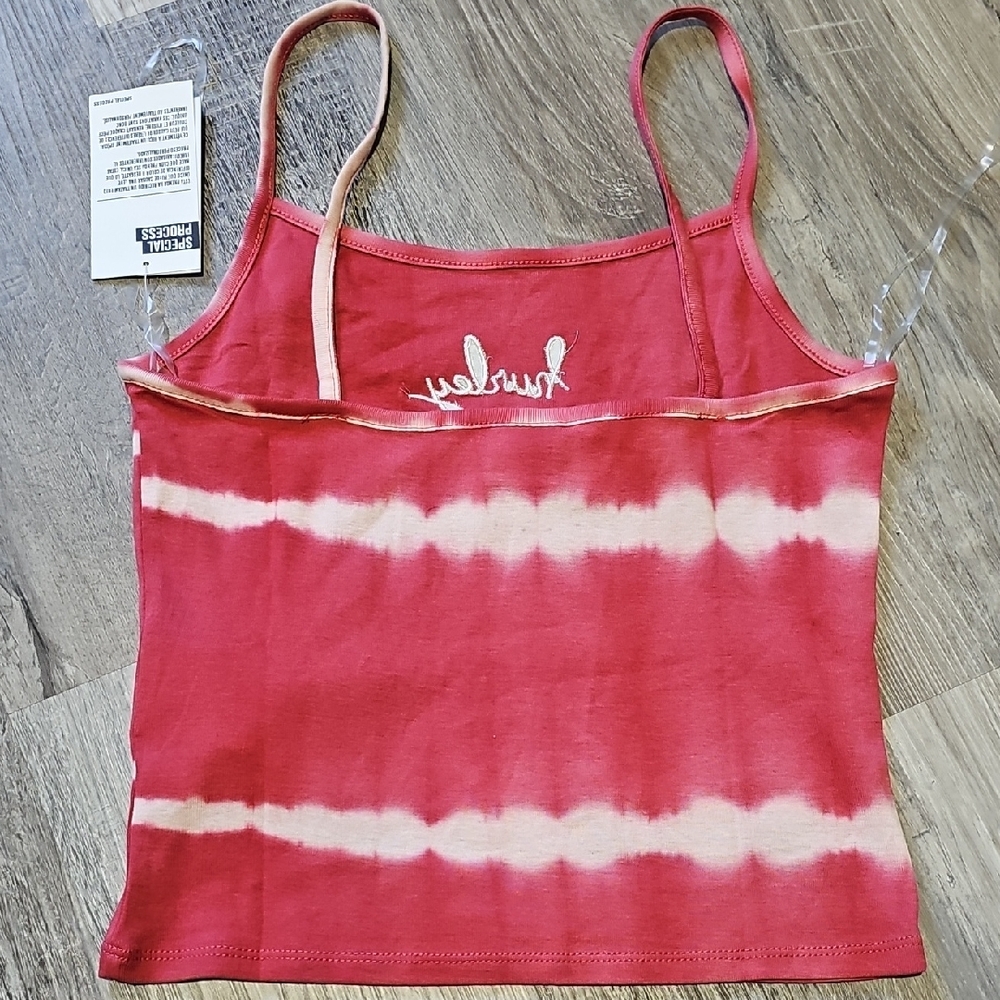 NWT Hurley Women's Red / Pink Tie-Dye Camisole - Picture 4 of 4